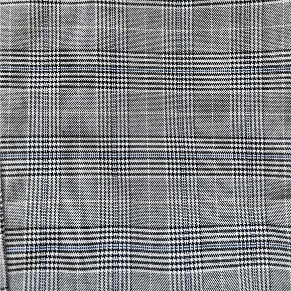 dynamite plaid gray high waist belt pinstripes paper bag pants - Picture 6 of 6